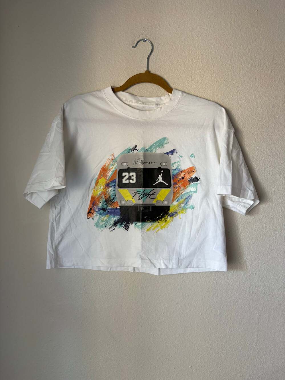 Air Jordan Flight Melbourne Australia Crop Graphic Tee sporty streetwear grunge